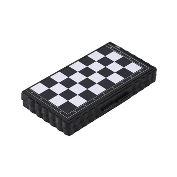 1set Mini Tarptautinės Šachmatų Lankstymo Magnetinio Plastiko šachmatų lentos stalo Žaidimas Nešiojamų Vaikas Žaislas, Nešiojamų