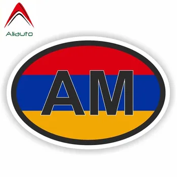 Aliauto Asmenybės Kūrybos Automobilių Lipdukas Kodas Armėnijos Esu Motociklo Šalies Automobilių Optikos, Saulės Anti-UV Lipdukas,13cm*8cm