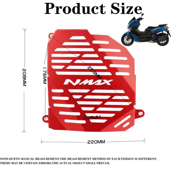 Motociklo Radiatoriaus Grotelių Guard Protector Apsauginės Grotelės Padengti YAMAHA N-MAX 155 NMAX 155 NMAX155 N-MAX155-2018
