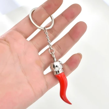 Raudonieji pipirai keychain raktų žiedas moterims 3D pimiento key chain raktų pakabukas aukštos kokybės portachiavi chaveiro llaveros maišelį, žavesio