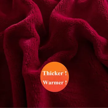WOSTAR Žiemą šiltas, kieto flanelė patalynės komplektas, dvigulė lova super jaukus king size antklodė padengti ir užvalkalas prabangių namų tekstilė