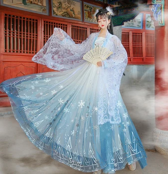 Kiniška Tradicinių Hanfu Kostiumas Moteris Tang Dinastijos Princesė Etape Cosplay Pasakų Suknelė Rytų Stiliaus Šokių Drabužiai