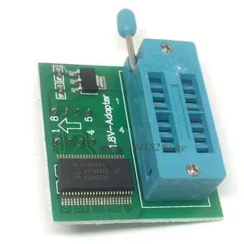 1.8 V adapteris forormotherboard 1.8 V SPI Flash SOP8 DIP8 W25 MX25 naudoti programuotojai TL866CS TL866A EZP2010 EZP2013 CH341Connector