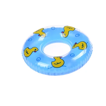 1 Vnt. rausvos spalvos, Mėlyna Plaukimo Plūduro Lifebelt Žiedas Lėlės Priedai Monstras žaislai, lėlės, Žaislai-geriausia Dovana