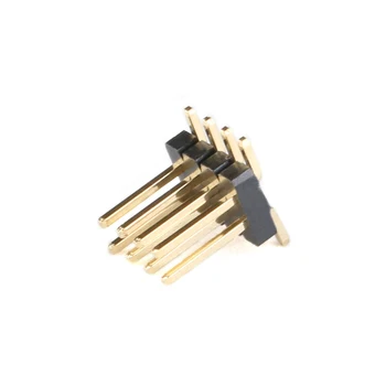 10vnt 1.27 mm žingsnio dvigubo eilės, vertikaliai SMD pin header tiesiai pin 2*2P/3/4/20/40/50P vario auksu