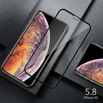 10vnt Grūdintas Stiklas iPhone Xr Xs Max X 6, 6S Plius 7 8 Plius 5 5S SE 2020 Screen Protector, iPhone 11 12 Pro Max 12 mini