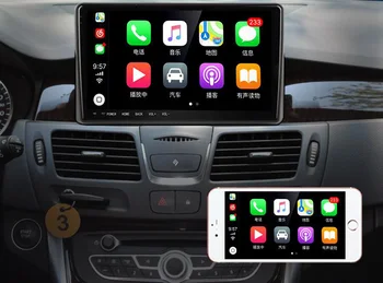 128GB Automobilių GPS Navigacijos, Multimedijos Grotuvas Auto Stereo Galvos UnitRadio magnetofonas už Renault Latitude 