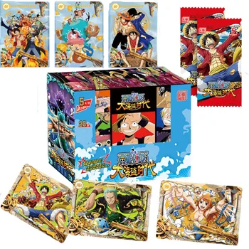 160pcs Japonų Anime One Piece Luffy Zoro Nami Usopp FRANKY Kolekcijos Kortų Žaidimas Mūšis Carte Prekybos Vaikų Žaislas