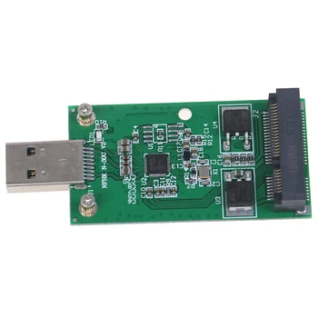 1Pc Mini USB 3.0 PCIE mSATA Išorės SSD PCBA Conveter Adapterio plokštę