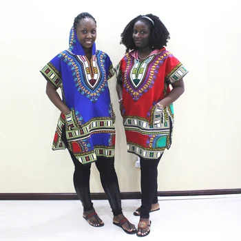 2019 Naujas Mados Afrikos Unisex Topai Marškinėliai Trumpomis Rankovėmis Afrikos Dashiki Spausdinti Drabužius Su Gaubtu