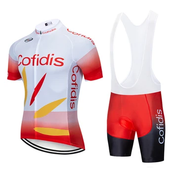 2020 KOMANDA COFIDIS dviračių drabužių 20D dviračių šortai VISAS Kostiumas Ropa Ciclismo quick dry dviračių džersis Maillot rankovėmis šildytuvus