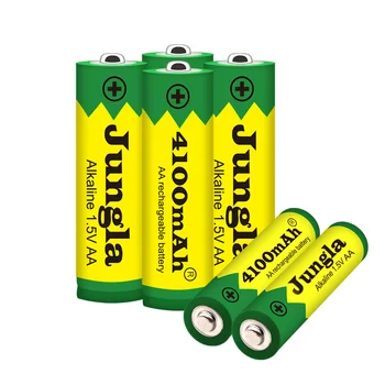 2021 daug Prekės ženklo AA įkraunamos baterijos 4100mah 1,5 V Naujus Šarminis Įkrovimo batery led šviesos žaislas, mp3 Nemokamas pristatymas