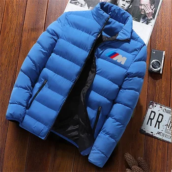 2021 Jaqueta de inverno jaqueta de manga longa jaqueta de beisebol blusão bmw m zíper forro jaqueta de pelúcia masculino outwear