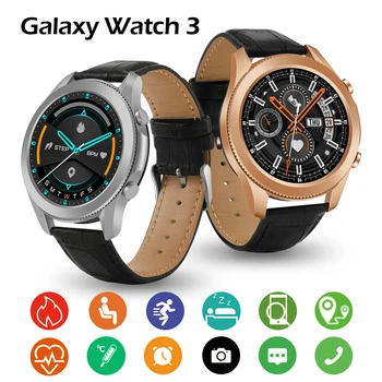 2021 Protingas Žiūrėti Galaxy Watch3 300mA IOS9.0 4G 1.28 Colių 64MB 64MB multi-funkcija Kamera, GPS, WiFi