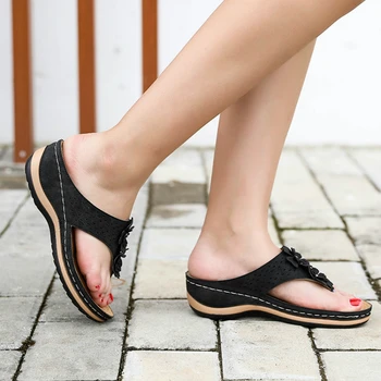 2021 vasaros moterų jets butas paplūdimio sandalai moterims T dirželis fifo Tong elastingas dirželis ponios Gladiatorių sandalai užtvankos sandles