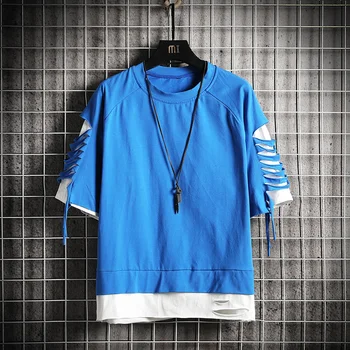 2021 Vasaros Naujus Produktus Apvalios Kaklo Sporto Marškinėliai vyriški Japonų Drabužių Gatvė, T-Marškinėliai, vyriški Marškinėliai Mados Kvėpuojantis Vyrai