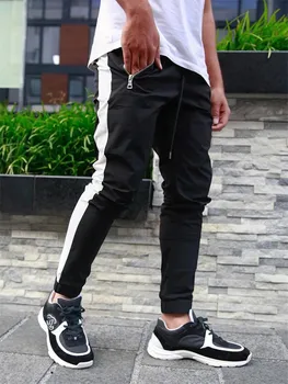 2021 Vyrų Kelnės Sporto Slim Hip-hop Spausdinti Kelnės Poilsiu Streetwear Sweatpants Haremas Ziajać Vyrų darbo drabužiai Europos, Amerikos