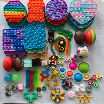 24 Pack Fidget Žaislų Rinkinys Anti Stresas Autizmo Nerimas Reljefas Streso Išspausti Žaislai Fidget Jutimo Žaislas Vaikams Suaugusieji