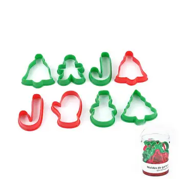 24Pcs/Set Kalėdų Minkštas Pelėsių Mielas Medžio Bell Meduoliai su imbiero priedais Vyras Formos Cookie Cutter 