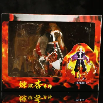 25cm Demon Slayer Rengoku Kyoujurou PVC Veiksmų Skaičiai Žaislai GK Anime Kimetsu Nr. Yaiba PVC Statulėlės Žaislas