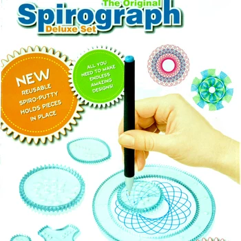 27pcs Spirograph Piešimo Žaislų Rinkinys Magic Tapybos Formą Geometrinis Valdovas Kūrybos Švietimo Žaislas Vaikams, Dovana