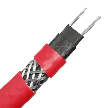 2m stiprinti 220V Liepsną šildymo kabelių kaip 14mm Savarankiškai regulat temperatūros Vandens vamzdynų apsauga Stogo apsaugos nuo apledėjimo šildymo kabelis