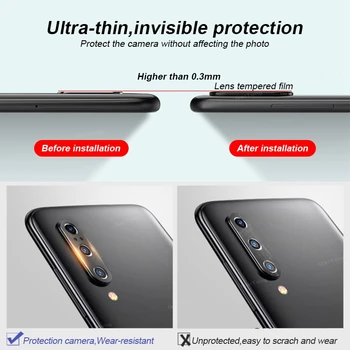 2VNT Skirti Xiaomi Redmi Mi Ultra 10 10 Lite Pro 10x vaizdo Kameros Objektyvas Gynėjas Padengti Žiedo Danga Aliuminio Dėl Xiaomi Mi 9 8 SE Atveju