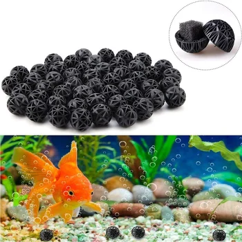 3 1. Biologinis Akvariumo Filtro Žiniasklaidos priemonių Rinkiniai, skirti Žuvų Bako Filtras Bio Balls Keraminiai Žiedai Aktyvinta Anglis su Akių Maišą