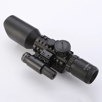 3-10x42EG Medžioklės taikymo Sritis Taktinė Optika Reflex Akyse Riflescope Picatinny Weaver Mount Raudonas Žalias Taškas Su Raudona Lazerinis Šautuvas taikymo Sritis