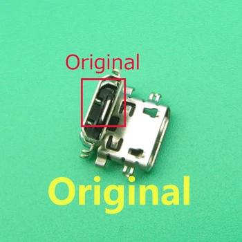 30pcs Originalus Micro USB lizdas kištukinis sujungiklis pakeitimo apmokestinimo uosto Alcatel viena mašina