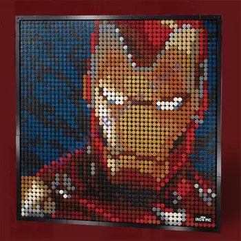 3167Pcs Pixel Art Mozaika, Tapyba SS 