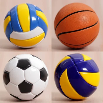 3D Sporto, Krepšinio, Tinklinio, Futbolo Raktų pakabukai Suvenyrai paketų prižiūrėtojų raktinę Dovana Vyrams Berniukai Gerbėjai Keychain Pakabukas Vaikinui, Dovanos