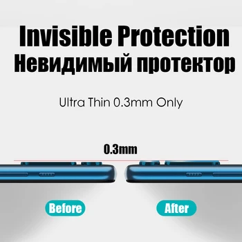 3PCS Atgal Fotoaparato Objektyvą Screen Protector, Grūdintas Stiklas, Apsauginė Plėvelė Motorola Moto X4 Vienas 5G vizija, Fusion, Plius 30 Žaisti