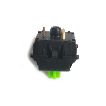 4 Gabalus Žalia RGB Jungikliai 3 Pin Razer Chroma Žaidimų Mechaninė Klaviatūra Ašis Jungikliai