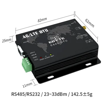 4G LTE RS232 RS485 Modulis Modbus RTU TCP LTE FDD WCDMA GSM ebyte E840-DTU(4G-02E) Belaidžio ryšio Skaidrus Transiveris Modemas
