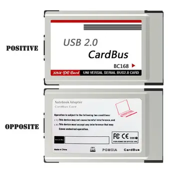 50% Nuolaida Nešiojamojo kompiuterio PCMCIA USB 2.0 CardBus Keitiklis 2-Ports PCI ExpressCard Adapteris, po kortelę Pridėti Korteles Nešiojamas Priedai