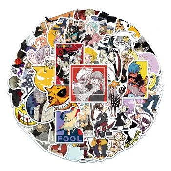 50Pcs Anime Soul Eater Lipdukai Motociklų, Kelionės Bagažo Gitara Šaldytuvas Nešiojamas Klasikinis Žaislas, Grafiti Lipdukai Lipdukas Vaikas Dovana
