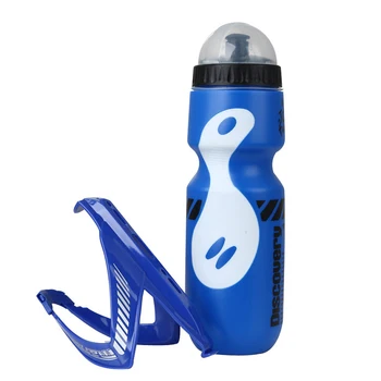 650ML Kalnų Dviratį Dviratį Dviračiu Vandens Gėrimo Butelis+Turėtojas Narve Lauko Sporto Plastikiniai Nešiojami Virdulys Vandens Butelis Drinkware