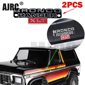 AJRC 2vnt Nerūdijančio Plieno Stereo Logotipą, Metalo Ženklelis 1/10 Trx4 TRX-4 82046-4 Bronco Ranger Rc Vikšriniai Automobilių 2020 NAUJAS