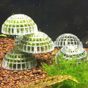 Akvariumas Žolė Augalų Modelio Natūralaus Mineralinio Vandens Bio Moss Ball Filtras Mineralinių Kamuolius Žuvų Bakas Dekoras