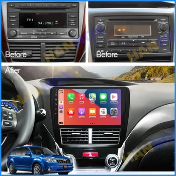 Android10 2008-2012 m. Subaru Forester Impreza GH GE Automobilio Radijo galvos vienetas Multimedijos GPS, DVD, Navigatorius 2DIN vaizdo DSP 4G RDS DAB