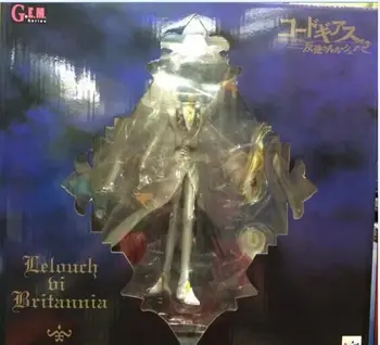 Anime Code Geass Lelouch Vi Britannia Nulio R2 Imperatorius Ver Lelouch Lamperouge 27 CM, PVC Veiksmų Skaičius, Figuras Brinquedos Modelis