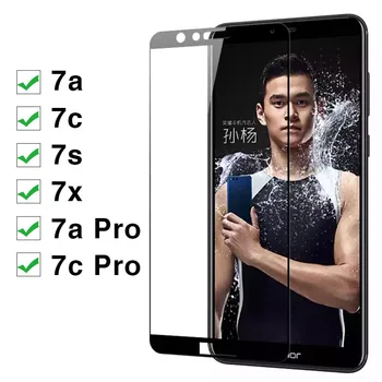 Apsauginis Stiklas Huawei Honor 7x 7a 7c Pro Grūdintas Stiklas Ant 7 X A C X7 A7 C7 Pro 7apro 7cpro Atveju Screen Protector Cover