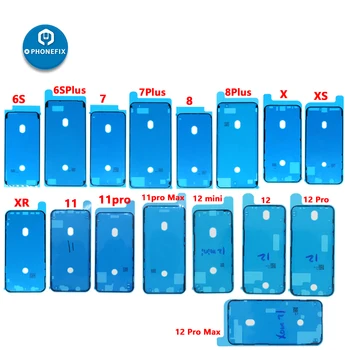 Atsparus vandeniui klijuojamas Lipdukas iPhone 12 12mini 12 pro XR X XS 11 Pro 3M LCD Ekrano Rėmelis Bezel Sandarinimo Juostos, Klijai Lipnios Remontas