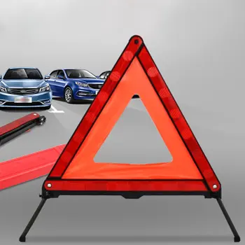 Automobilių Avarinių Gedimų Perspėjimo Trikojo Trikampis Raudoną Šviesą Atspindinčios Saugos Šviesos Ženklas Kelių Flasher Sulankstomas Automobilių Reikmenys