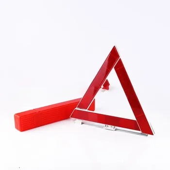 Automobilių įspėjamasis trikampis automobilių trikojo pagalbos priemonė automobilio gedimas atspindintis stovėjimo saugos trikampis ženklas Tinkamos pagalbos skubiai