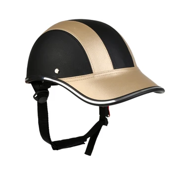 Beisbolo kepuraitę Stiliaus Motociklas Dviratis Šalmas Anti-UV Saugos Kepurės Snapeliu Reguliuojamas