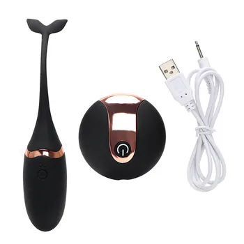 Belaidis Nuotolinio Valdymo Silikoninis Vibruojantis Kulka Kiaušinių Vibratoriai USB Įkraunamas Masažo Kamuolys Suaugusiųjų Vibratore Sekso Žaislai Moterims