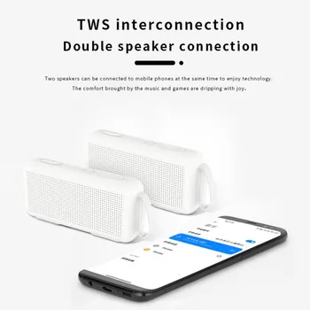 Bluetooth 5.0 Garsiakalbis Nešiojamų Lauko Belaidis Garsiakalbis Mini Kolonėlė 3D Stereo Muzikos Supa Paramos FM TF Kortelę Bass Box
