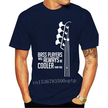 Bosinė Gitara Žaidėjų Yra Cool T-Shirt Medvilnės Dvigubai Ritmo Elektros 2020 